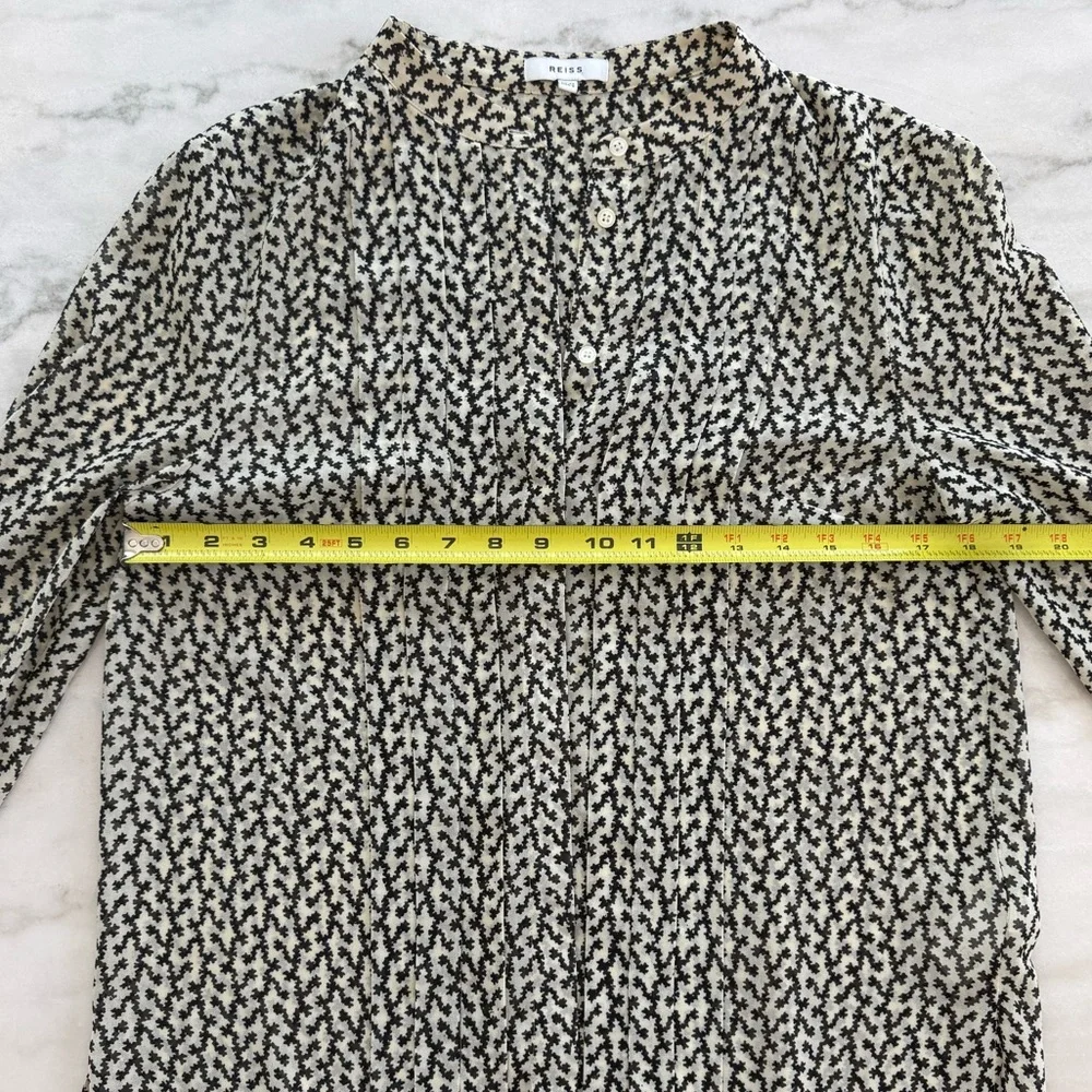 Reiss Lea Desert Trail Print Shirt Women’s Size 8 - Picture 10 of 16